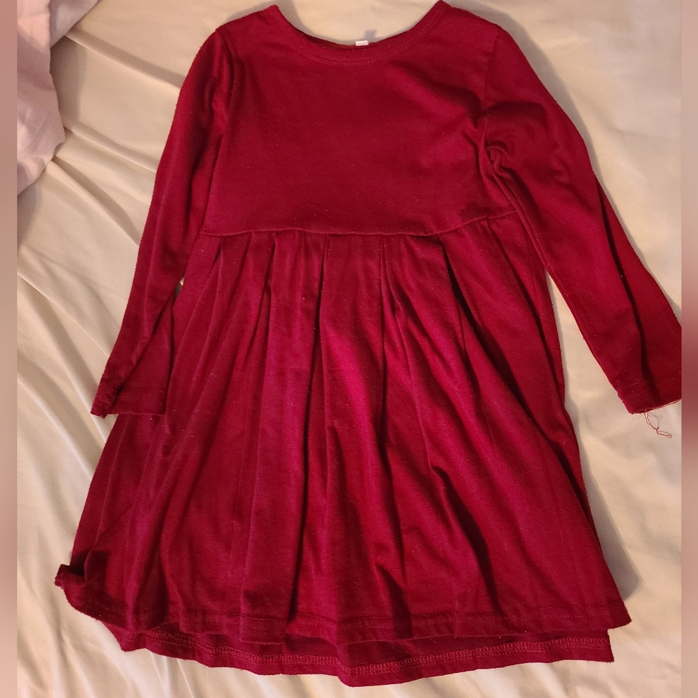 Charming Red Kids Dress Size 100